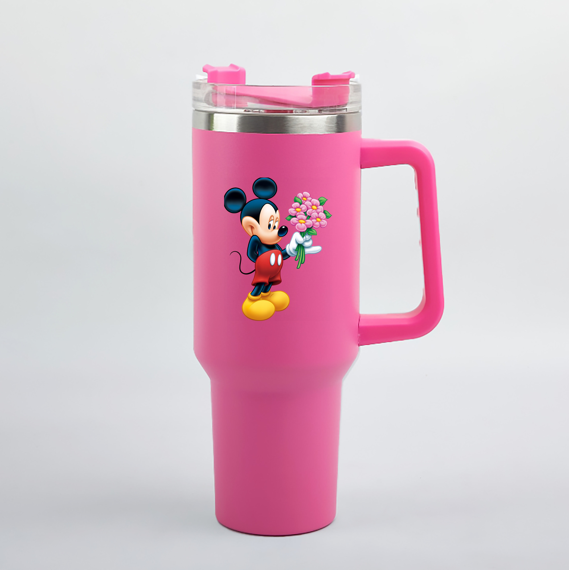 （画像用） ミッキーマウス Mickey Mouse 1200mL車用タンブラー（カラープリント）
